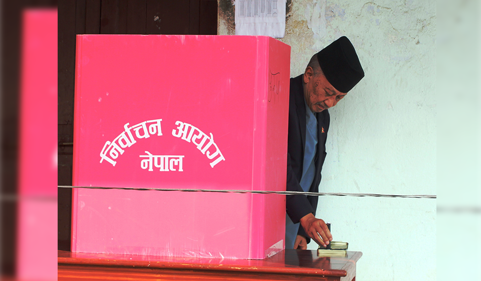 Election is implementation of declaration to take rights of Singha Durbar to villages: 
Nembang