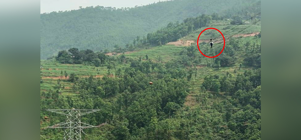 NA rescues mentally unstable man who climbed on overhead high tension electrical lines