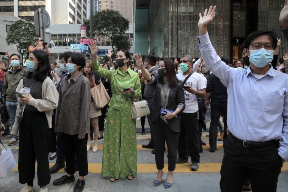 Last campus protesters hold out as Hong Kong schools reopen