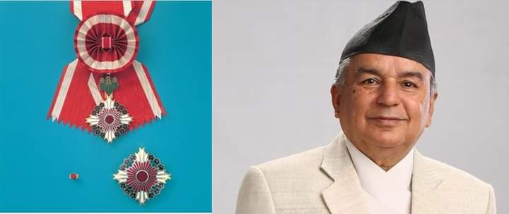 NC leader Poudel receiving Japan's highest honor today