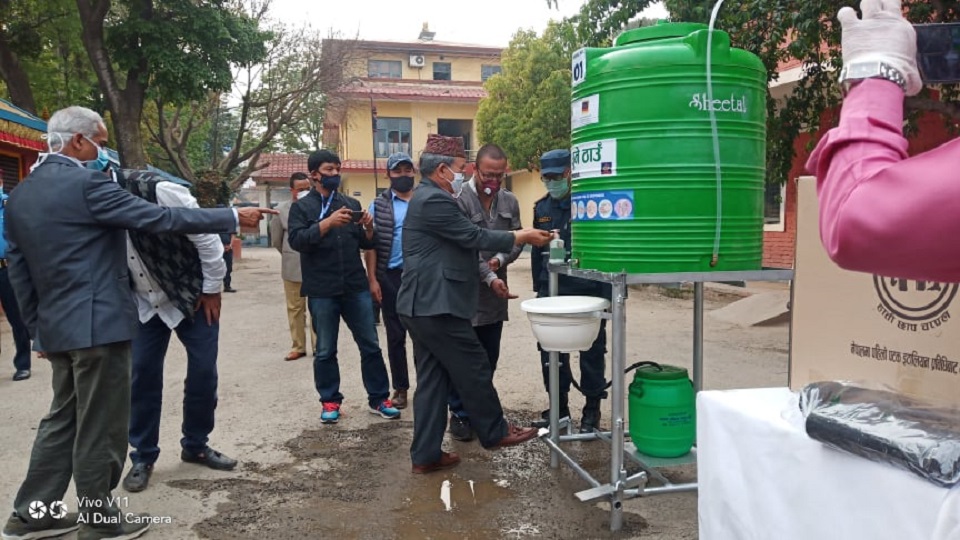 Water Aid Nepal to install 50 contactless handwashing stations in Kathmandu and Siraha