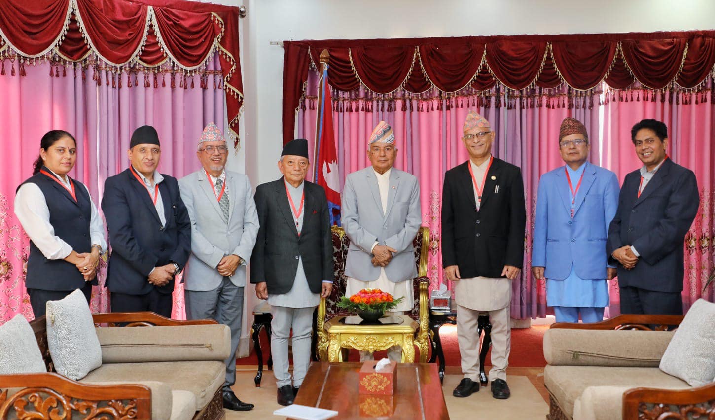 NHRC officials call on President Paudel