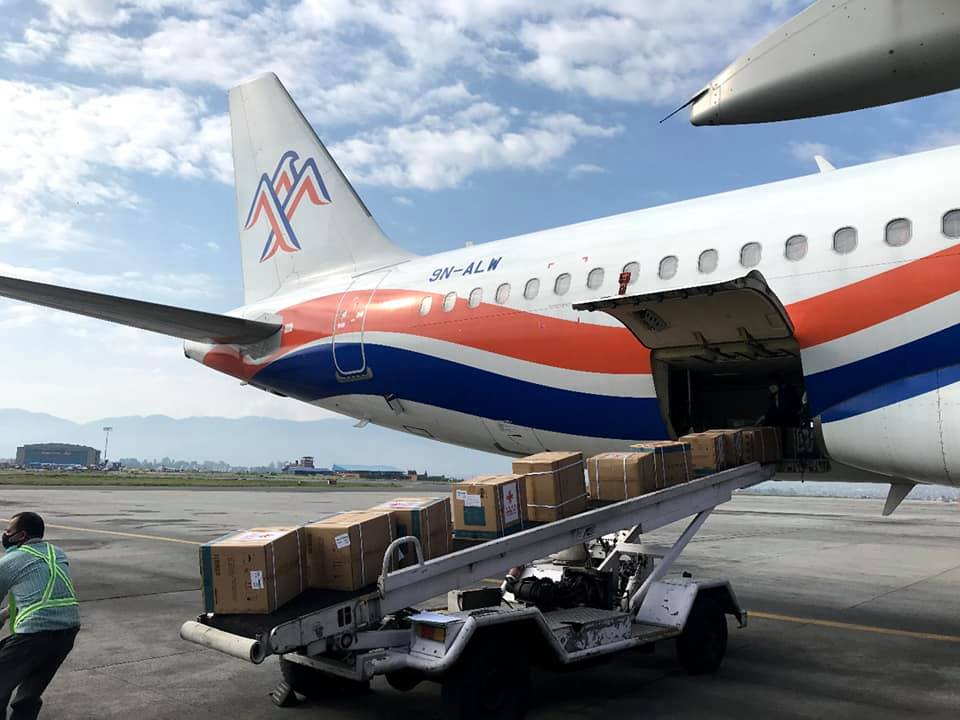 Medical aid from China arrives in Nepal