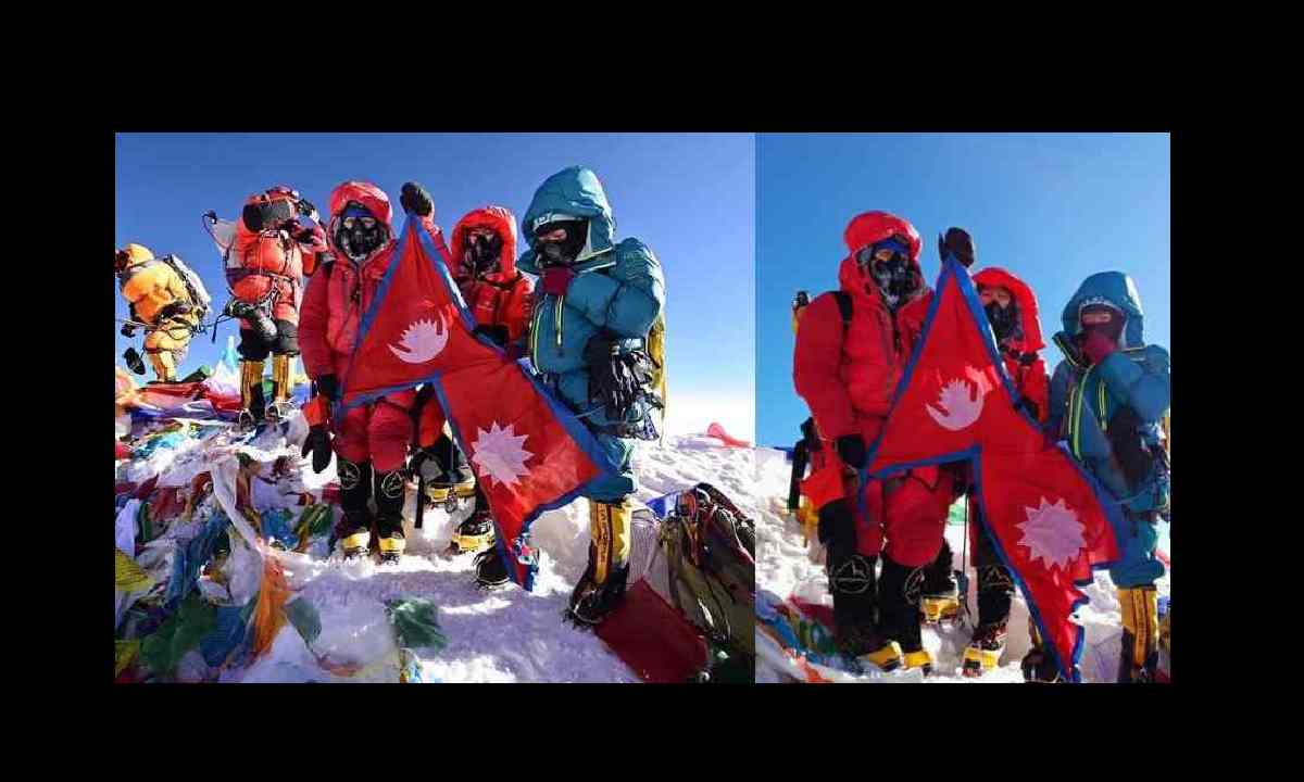 Three Nepali sisters set a Guinness World Record for the most sisters to climb Mt Everest together