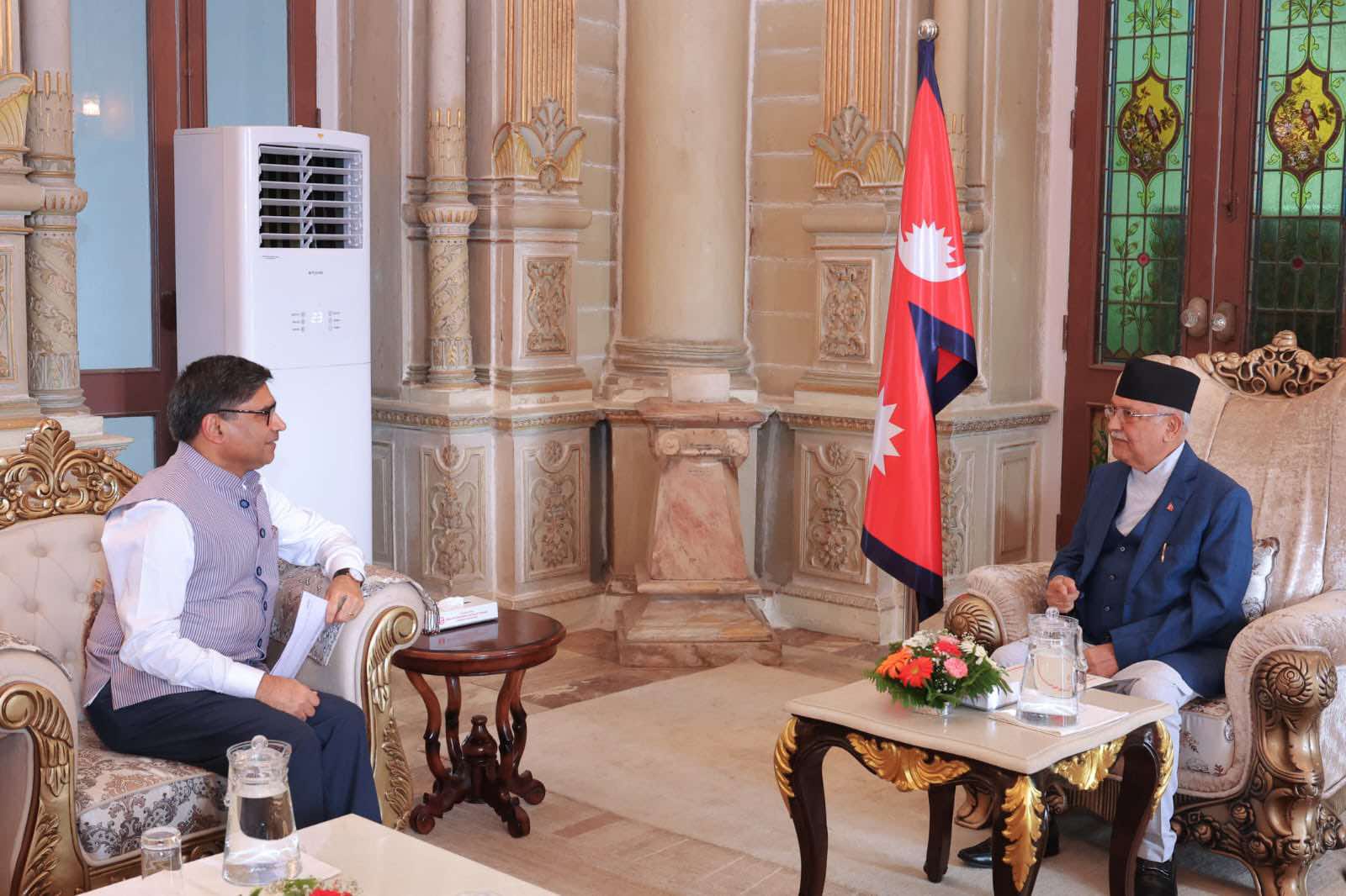 Indian Foreign Secretary Misri pays courtesy calls on PM Oli