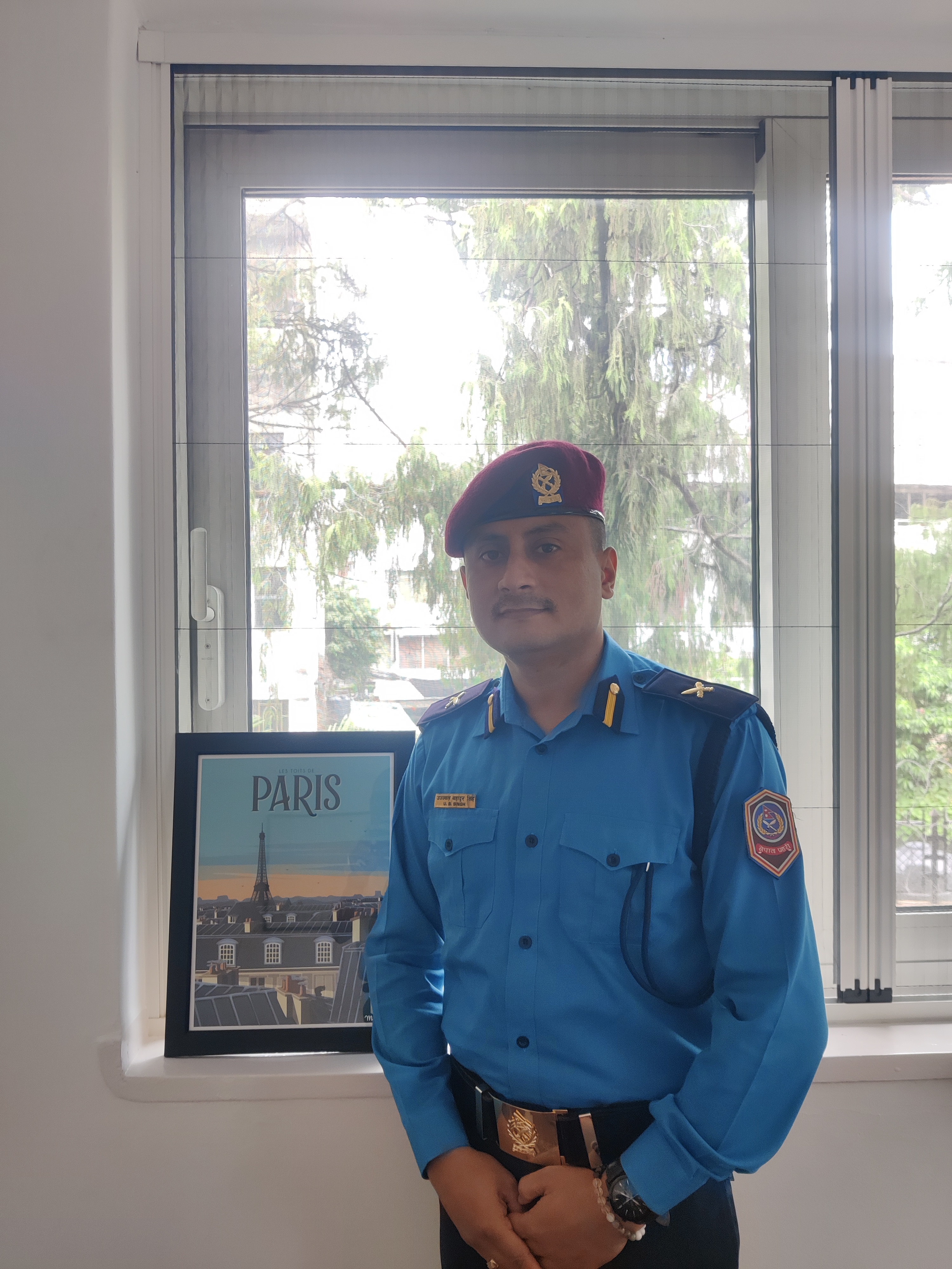 Inspector Singh of Nepal Police selected for one-year training at France’s National Police College