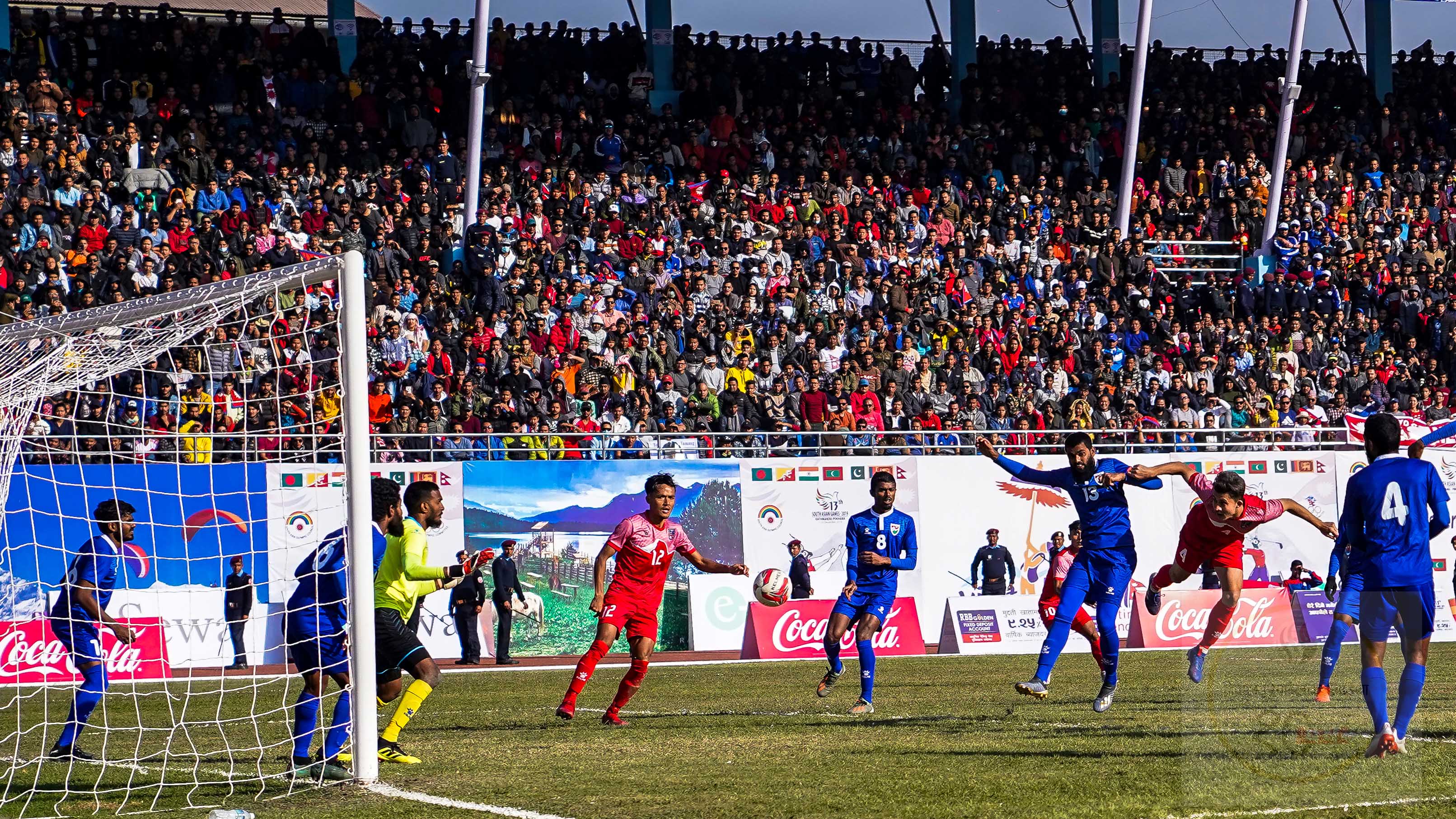 Men's Football: Nepal beats Maldives 2-1(with photos)