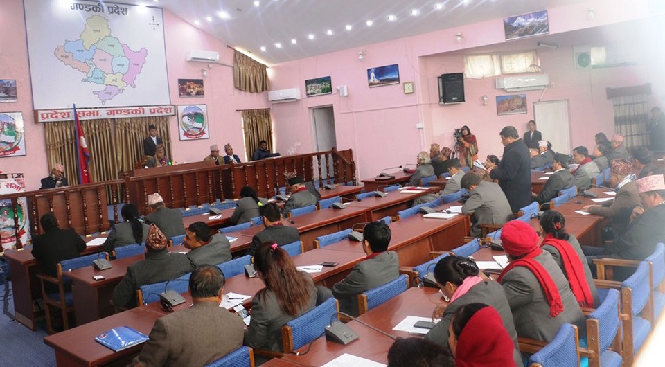 Bill presented in Gandaki province SA