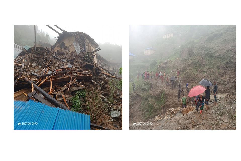 Three killed, 11 missing in landslides in West Rukum and Jajarkot