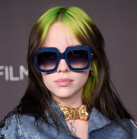 Billie Eilish's green mullet hairstyle was an accident