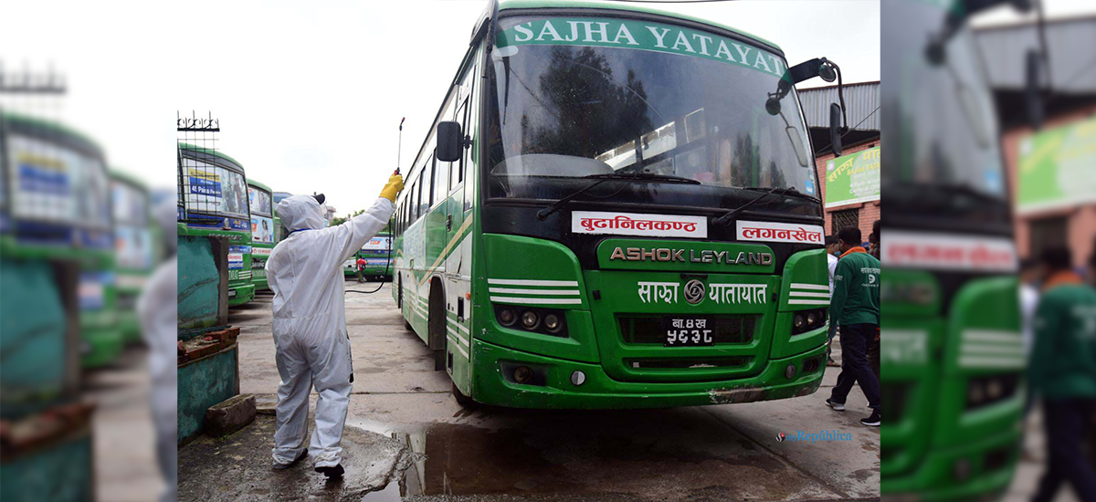 PHOTOS: Sajha Yatayat  resumes services from today