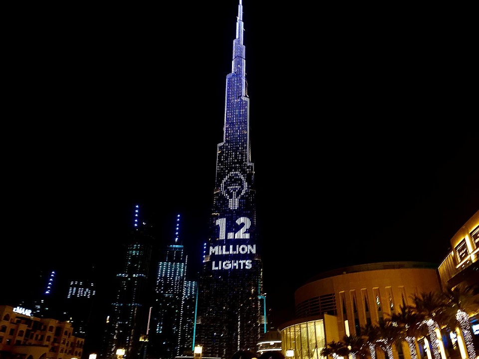 Dubai turns world's tallest building into coronavirus charity box