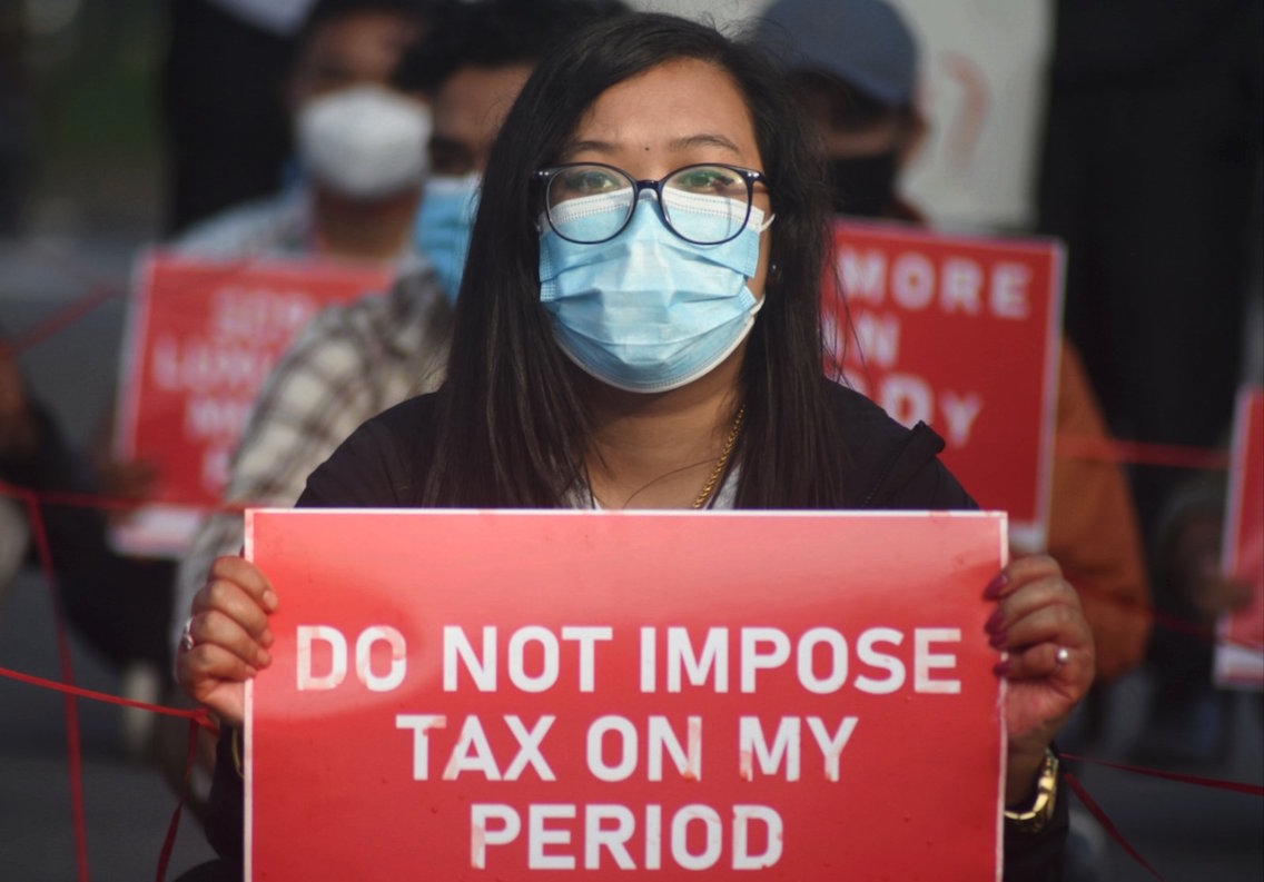 "Do not impose tax on my period" (Photo feature)