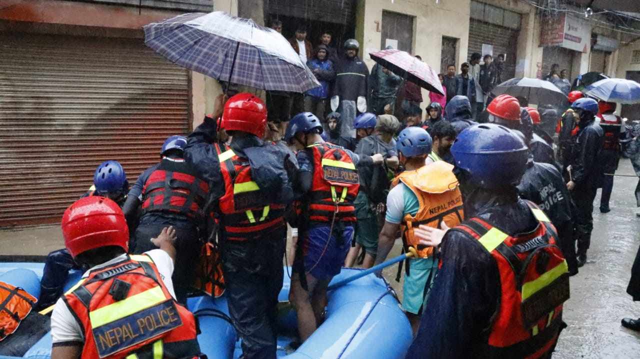 Over 3,000 police personnel deployed in Kathmandu for search operation amid monsoon-induced disasters (Photo Feature)