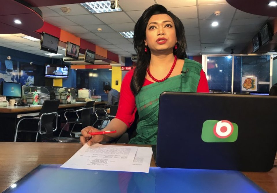 Bangladesh TV hires country’s 1st transgender news anchor