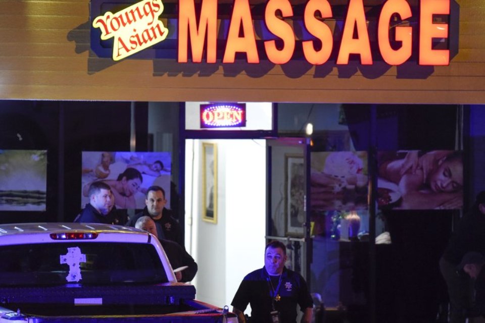 Georgia massage parlor shootings leave 8 dead; man captured