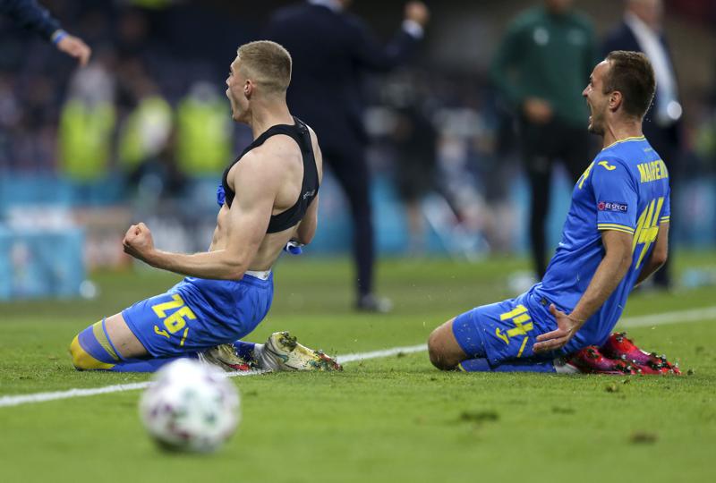 Ukraine scores late in extra time, beats Sweden at Euro 2020