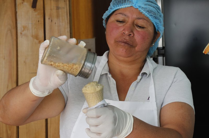 Cone or scoop: Guinea pig ice cream for sale in Ecuador