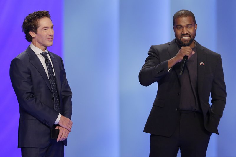 Kanye West talks about serving God during visit with Osteen