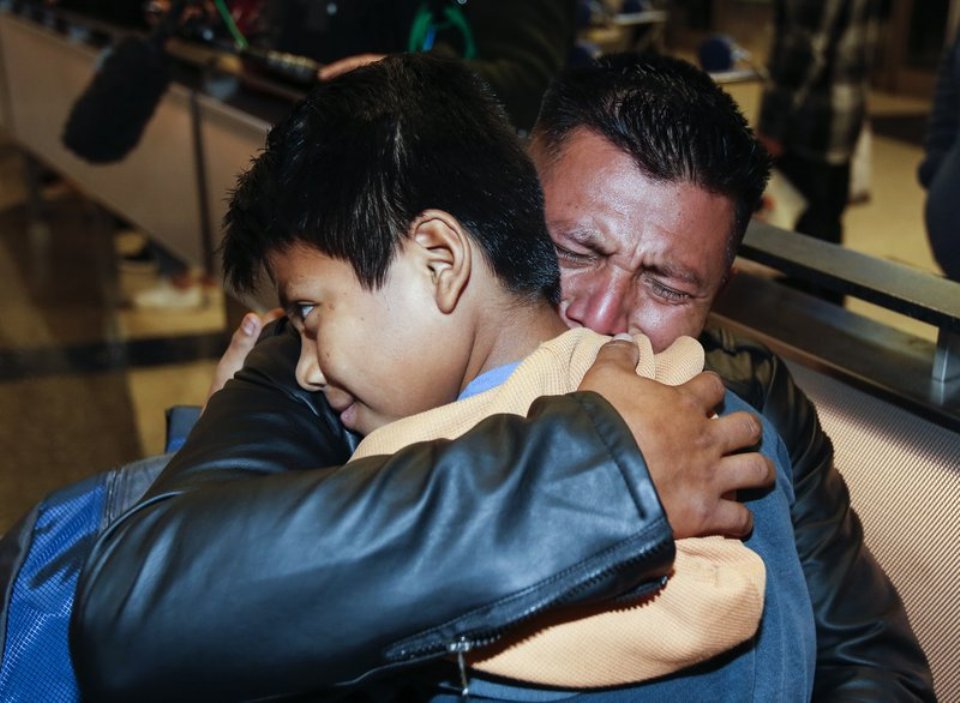 Migrant parents separated from kids since 2018 return to US