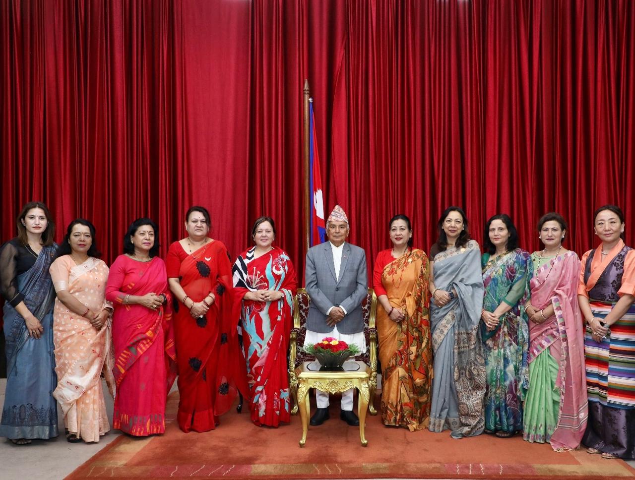 FWEAN meets with President Paudel to solicit support for women entrepreneurship