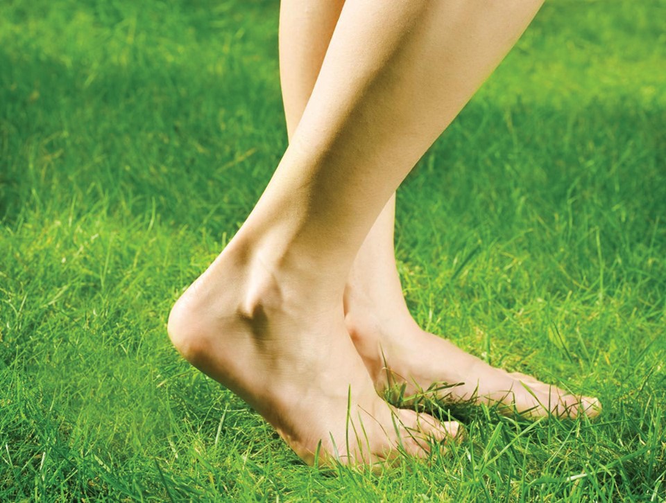 My City - Health benefits of walking barefoot