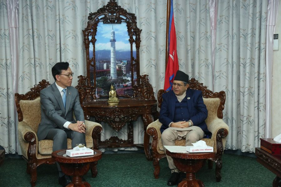 Newly-appointed South Korean envoy calls on Speaker Ghimire