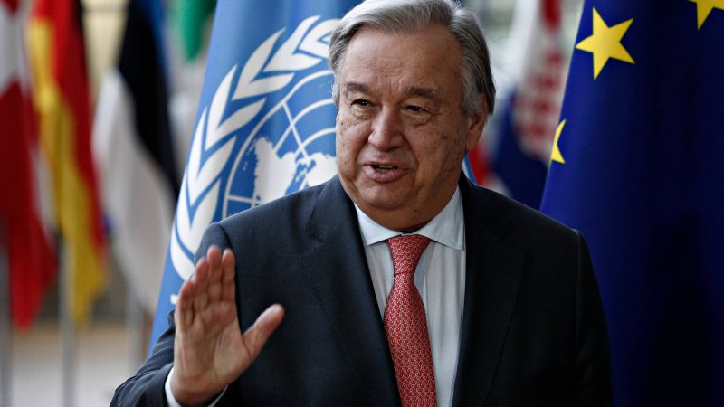 UN Secretary-General Antonio Guterres arriving in Nepal on a four-day official visit