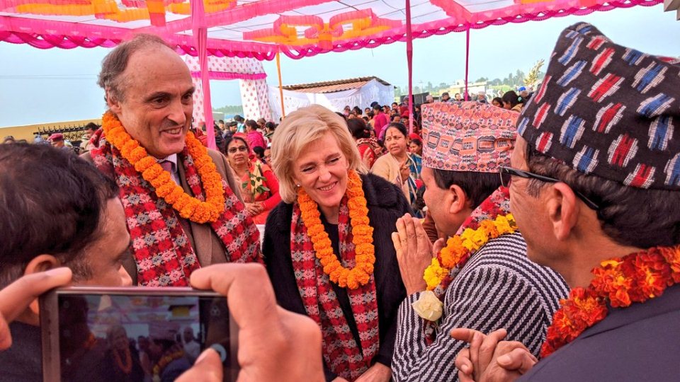 Minister Dhakal, Princess Astrid of Belgium jointly inaugurate tuberculosis center in Kailali