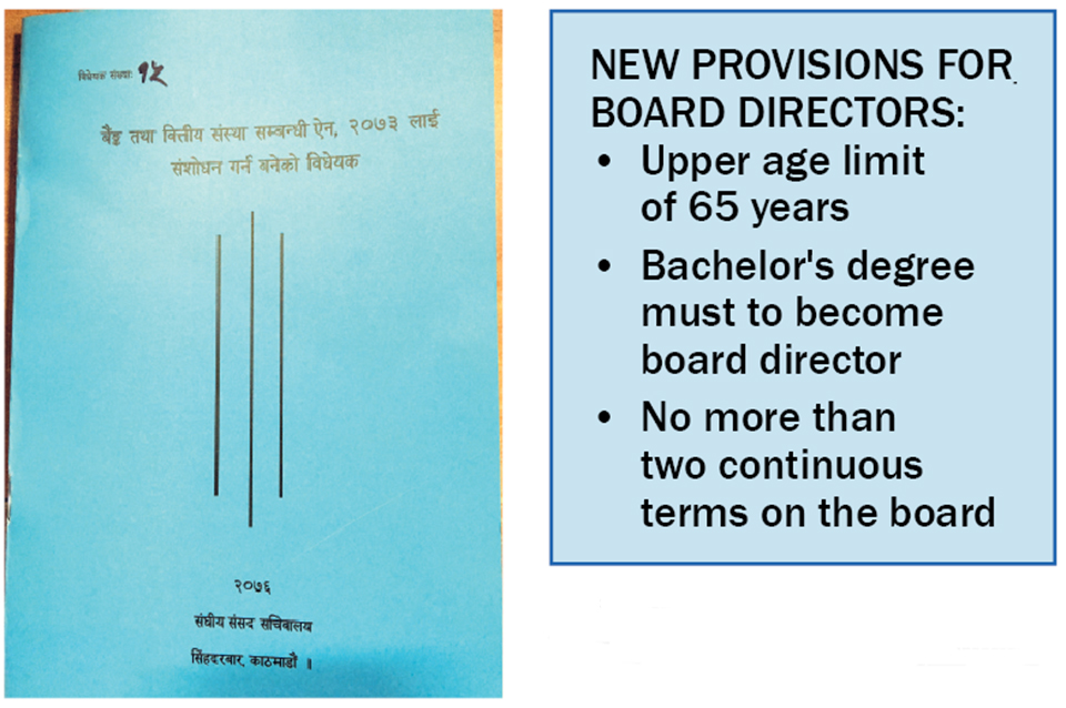 Govt proposes tightening terms for bank board directors