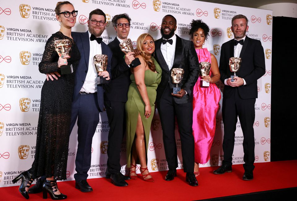Comer, Bean, Macfadyen win at Britain's BAFTA TV awards