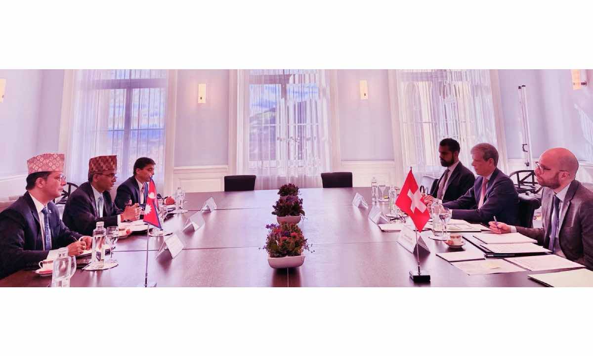 Nepal and Switzerland discuss bilateral cooperation in trade and tourism