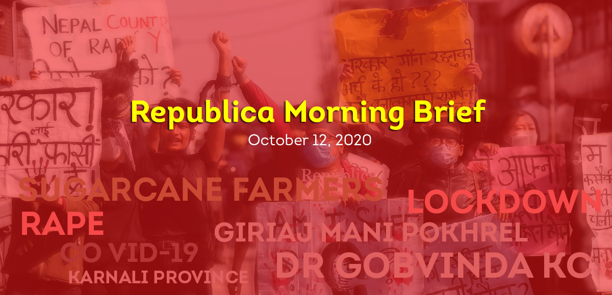Republica Morning Brief: Oct 12