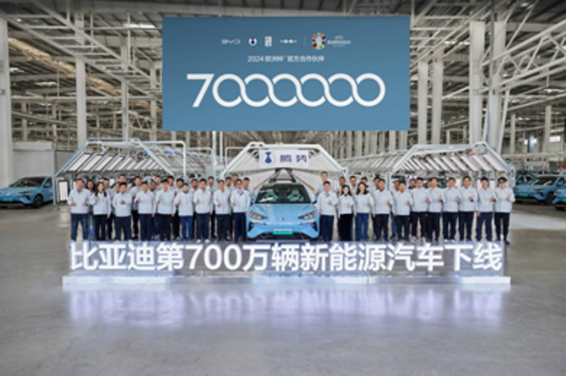 BYD rolls off its 7 millionth ‘New Energy Vehicle’
