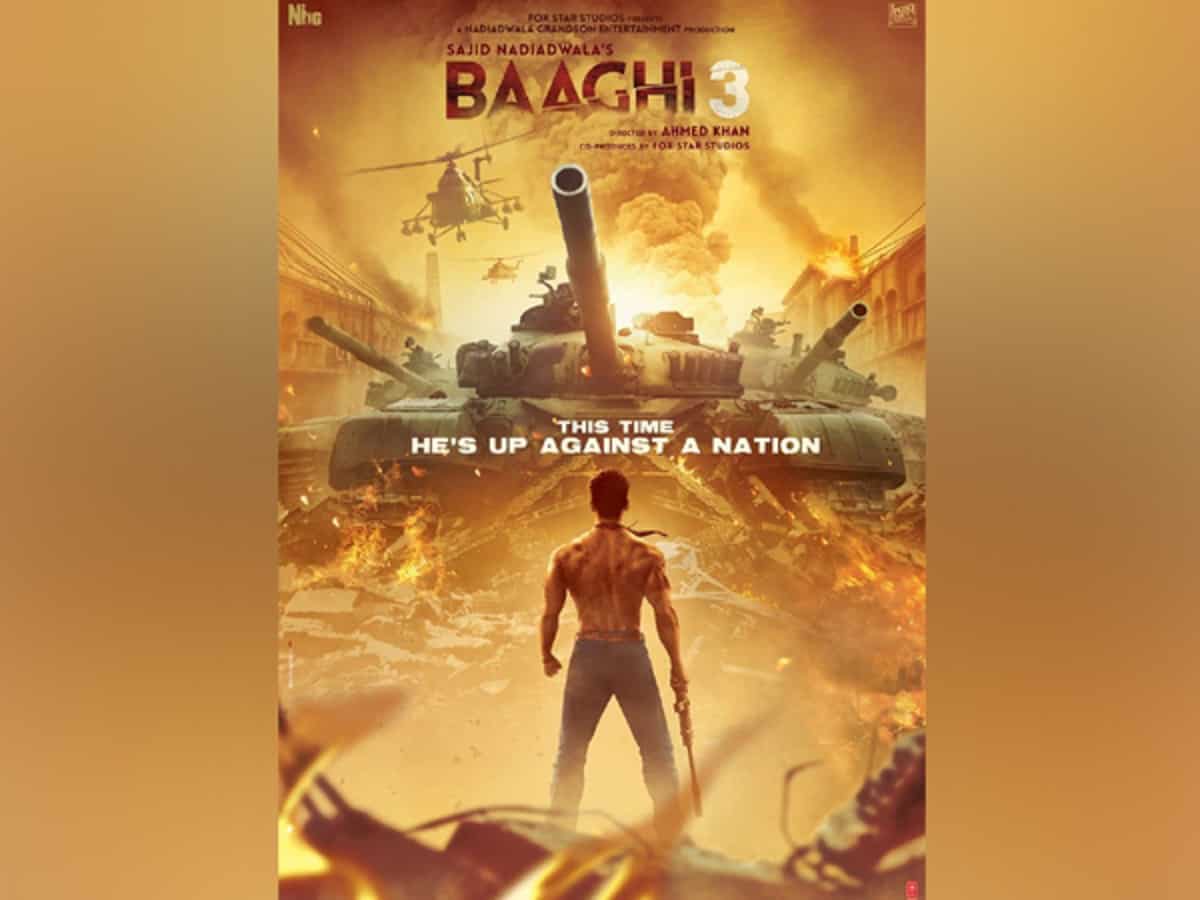 Tiger Shroff unveils poster of 'Baaghi 3'
