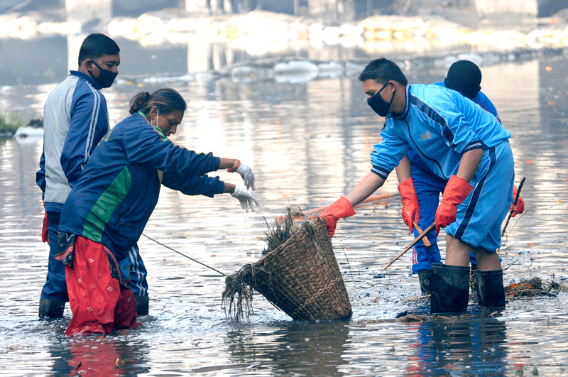 36 metric tonnes of solid waste collected under Kathmandu valley clean-up campaign
