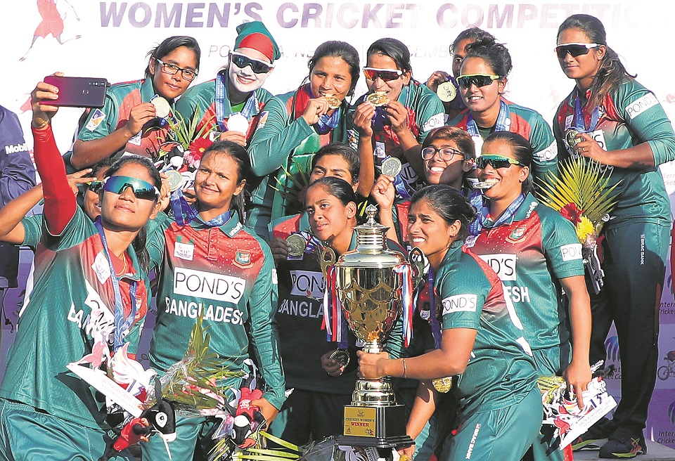 B'desh women claim gold, Anjali Chand awarded best player