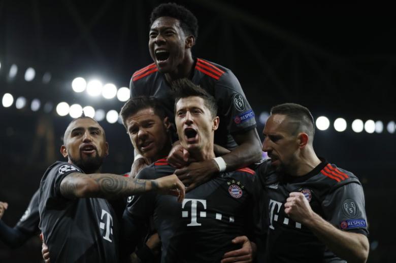 Bayern look to raise game after Arsenal demolition