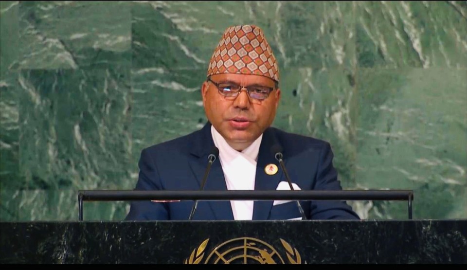 Nepal outlines present threats to global peace and prosperity at UNGA 77th Session