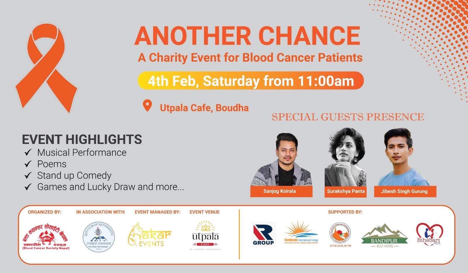 Blood Cancer Society Nepal conducts charity event for blood cancer patients on Cancer Day