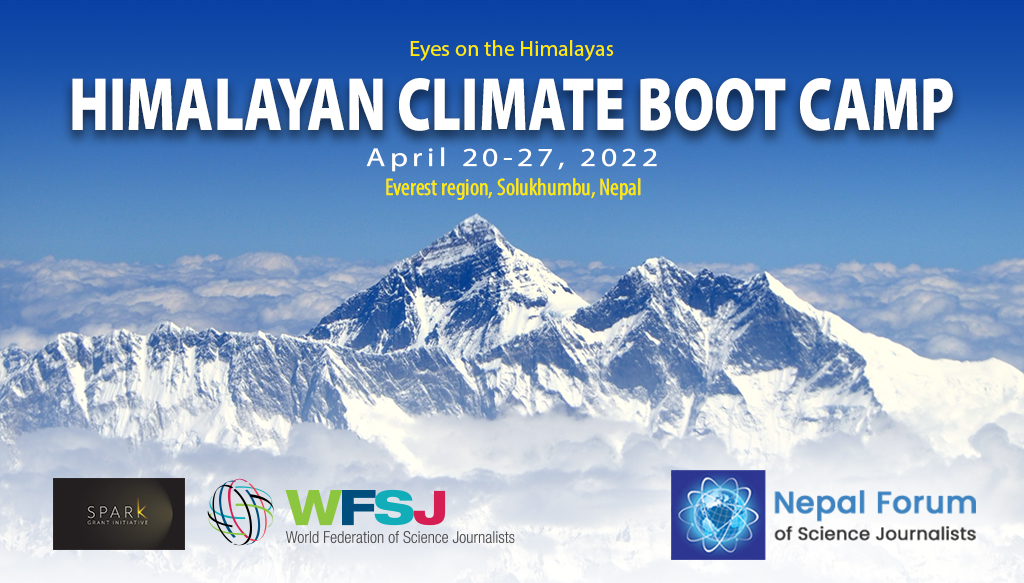 Eight journos to visit Everest region via Himalayan Climate Boot Camp 2022