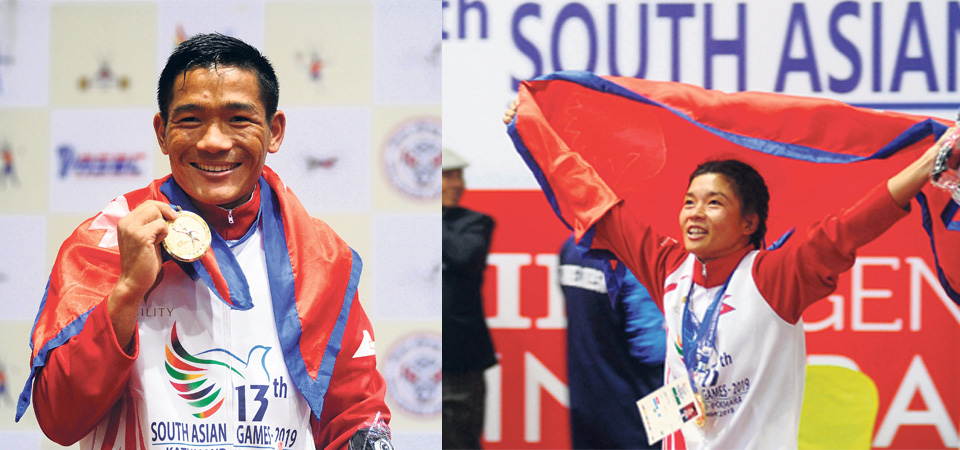4 Golds for Nepal on Day 9, Nepali boxers end SAG jinx