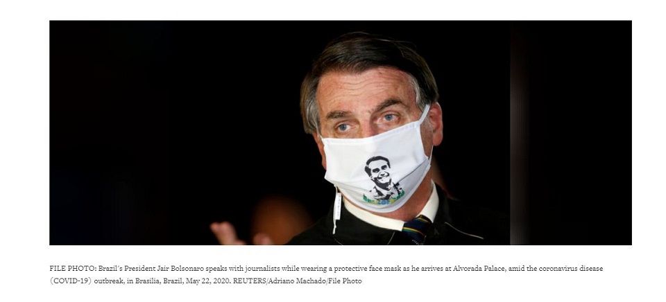 Brazil President Bolsonaro tests positive for coronavirus