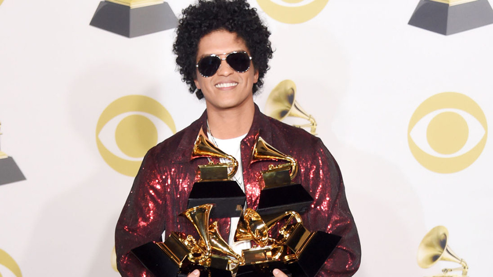 Bruno Mars triumphs at Grammys; Jay-Z is biggest loser