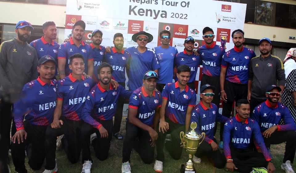Nepal wins T20 Int'l Cricket Series against Kenya