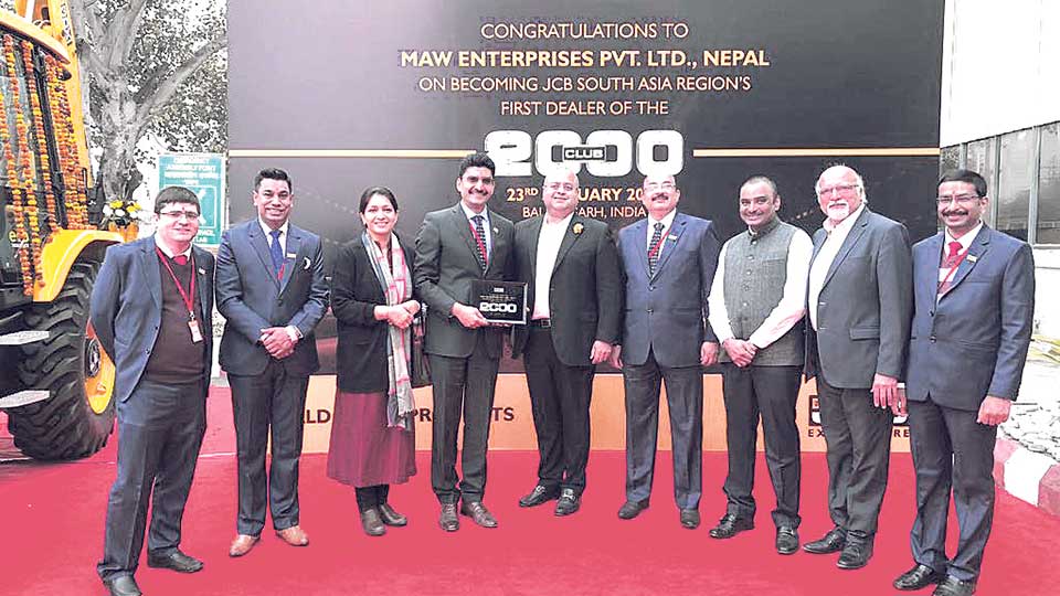 MAW Earthmovers becomes best JCB dealer in S Asia
