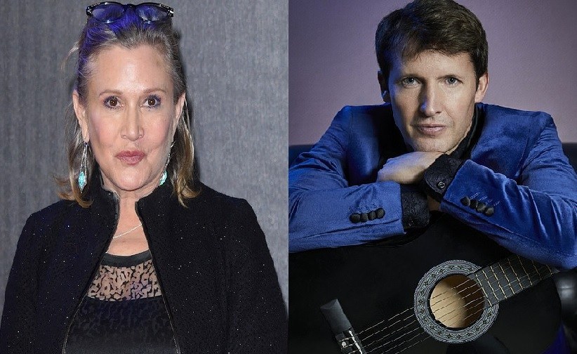 Carrie Fisher was inspirational, saw the funny side of everything: James Blunt