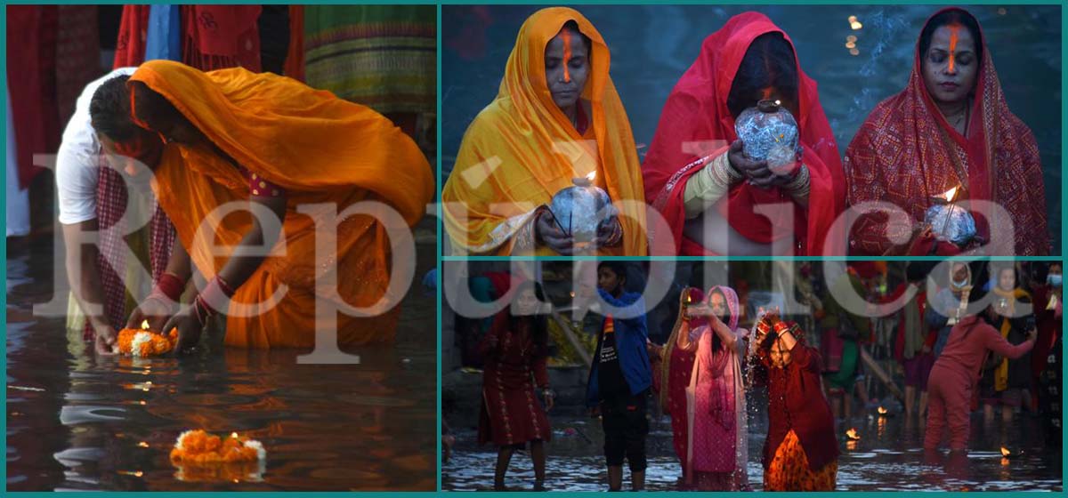 IN PICS: Chhath concludes with offerings to Sun