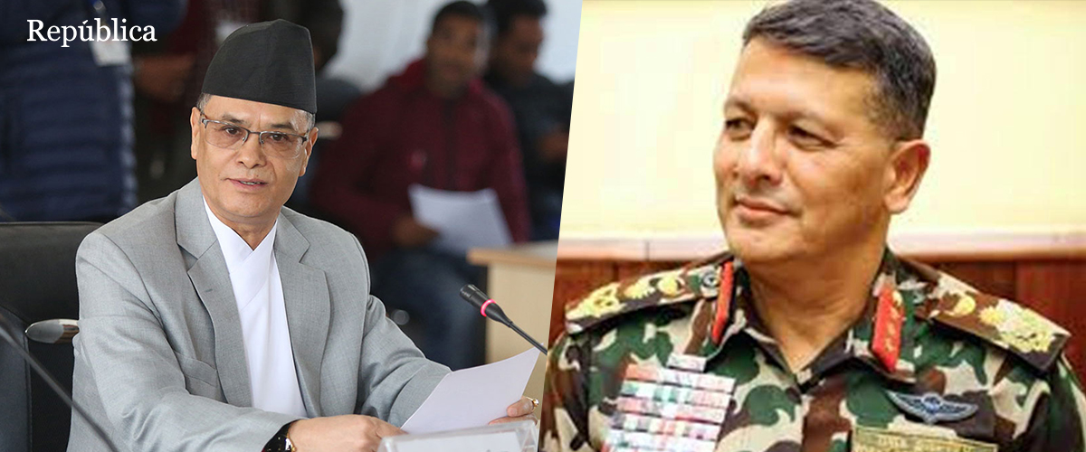 Army chief Thapa meets Chief Justice Rana