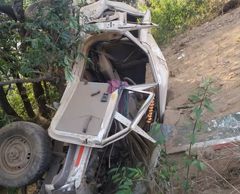 Four killed, three injured in Dailekh jeep accident
